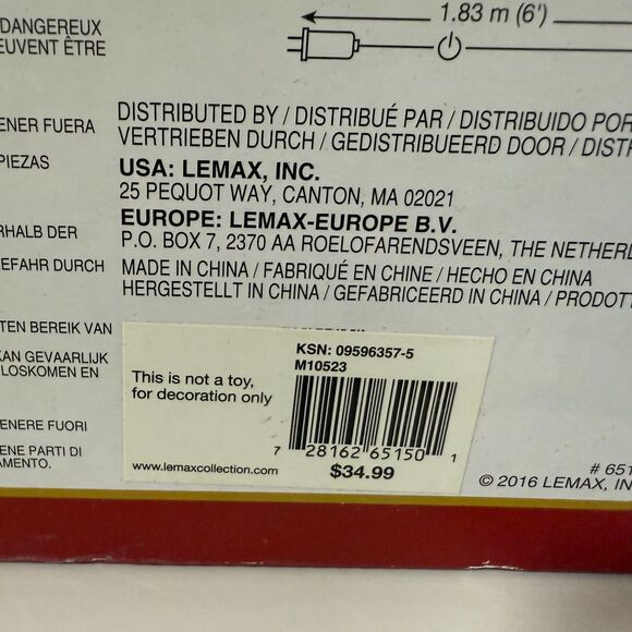 Lemax Melted Perfection Figurine Holidays seasons Village...